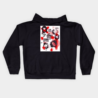 trash polka spice Kids Hoodie